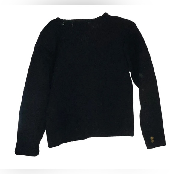 Vintage Tally-Ho Women's Button Sweater Embroidered Fall Leaves Design Size M - Picture 2 of 4